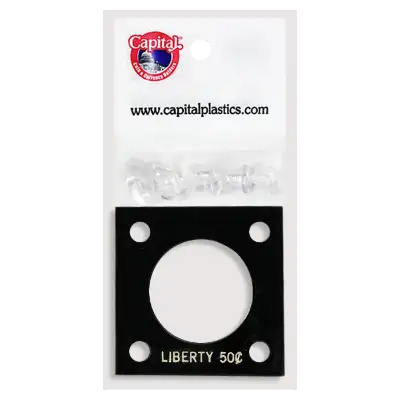 Capital Plastics 144 Coin Holder - Liberty Half Dollar