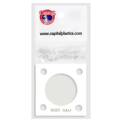 Capital Plastics 144 Coin Holder - Bust Half Dollar