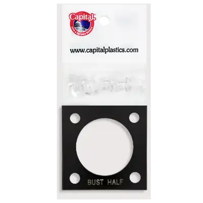 Capital Plastics 144 Coin Holder - Bust Half Dollar