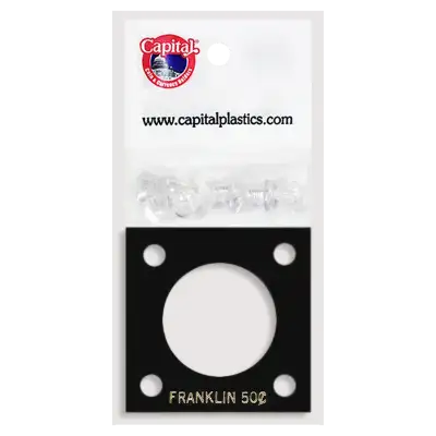 Capital Plastics 144 Coin Holder - Franklin Half Dollar