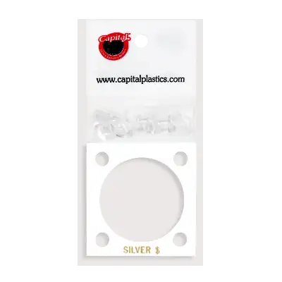 Capital Plastics 144 Coin Holder - Silver $
