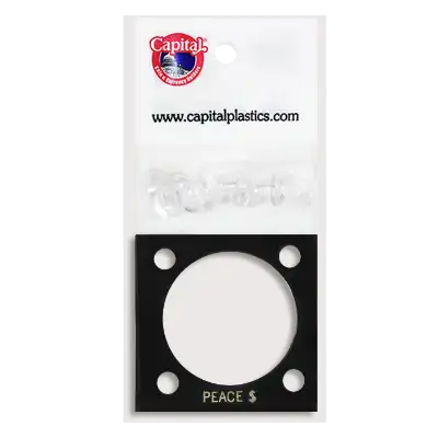 Capital Plastics 144 Coin Holder - Peace $