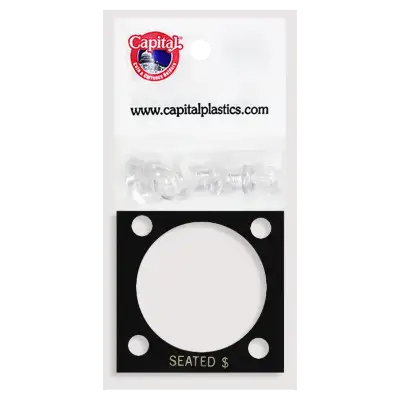 Capital Plastics 144 Coin Holder - Seated Liberty Dollar