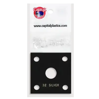 Capital Plastics 144 Coin Holder - 3c Silver