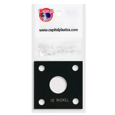 Capital Plastics 144 Coin Holder - 3c Nickel