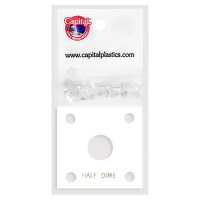 Capital Plastics 144 Coin Holder - Half Dime
