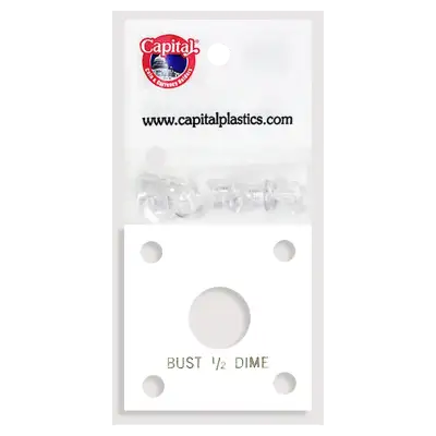 Capital Plastics 144 Coin Holder - Bust 1/2 Dime