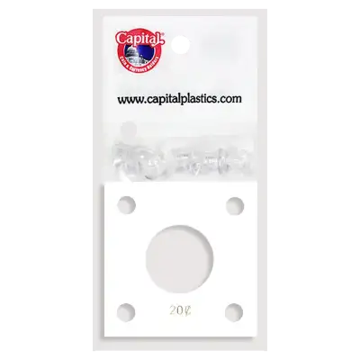 Capital Plastics 144 Coin Holder - 20 Cents