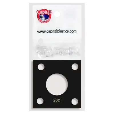 Capital Plastics 144 Coin Holder - 20 Cents