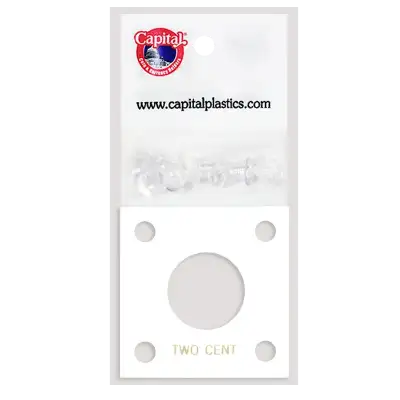 Capital Plastics 144 Coin Holder - Two Cent