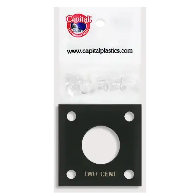 Capital Plastics 144 Coin Holder - Two Cent