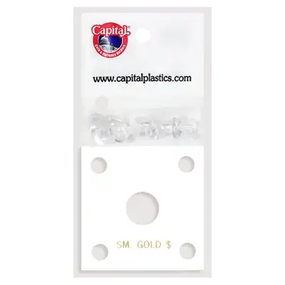 Capital Plastics 144 Coin Holder - Small Gold $ (type 1)