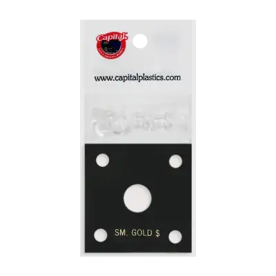 Capital Plastics 144 Coin Holder - Small Gold $ (type 1)