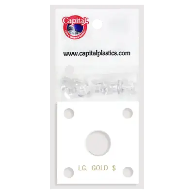 Capital Plastics 144 Coin Holder - Large Gold $ (type 2&3)
