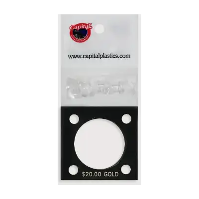 Capital Plastics 144 Coin Holder - $20 Gold