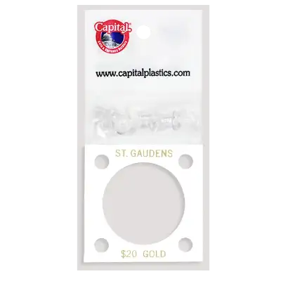 Capital Plastics 144 Coin Holder - St. Gaudens $20