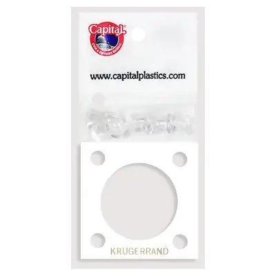 Capital Plastics 144 Coin Holder - 1 oz. Krug