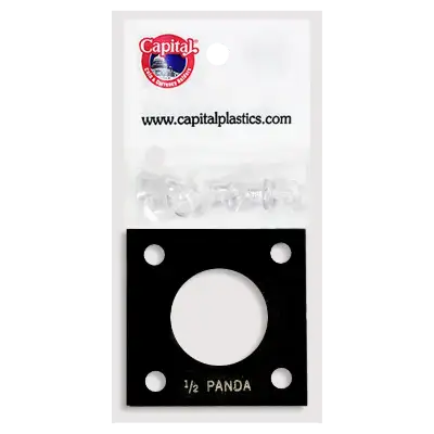 Capital Plastics 144 Coin Holder - 1/2 oz. Panda