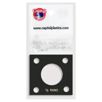 Capital Plastics 144 Coin Holder - 1/2 oz. Krug