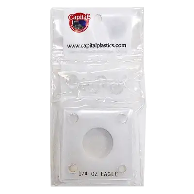 Capital Plastics 144 Coin Holder - 1/4 oz. Gold Eagle