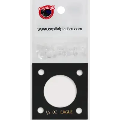 Capital Plastics 144 Coin Holder - 1/4 oz. Gold Eagle