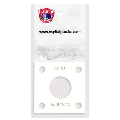 Capital Plastics 144 Coin Holder - 1/4 oz. Panda