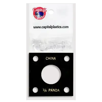 Capital Plastics 144 Coin Holder - 1/4 oz. Panda