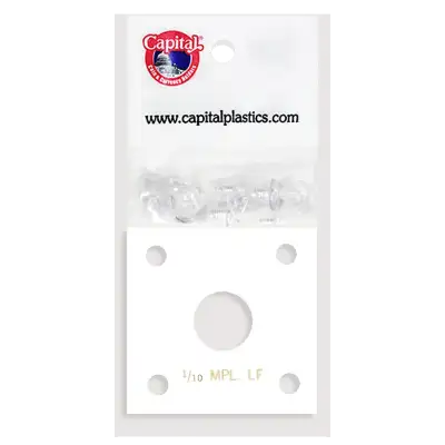 Capital Plastics 144 Coin Holder - 1/10 oz. Maple