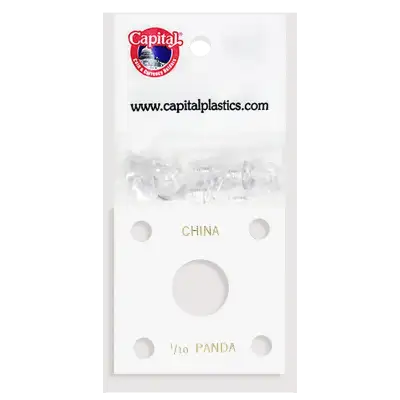 Capital Plastics 144 Coin Holder - 1/10 oz. Panda