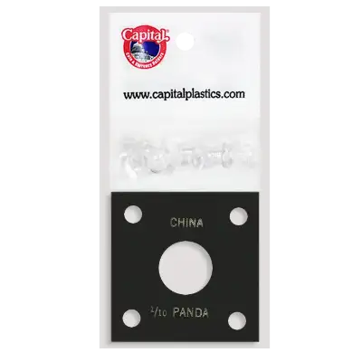 Capital Plastics 144 Coin Holder - 1/10 oz. Panda