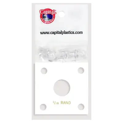 Capital Plastics 144 Coin Holder - 1/10 oz. Krug