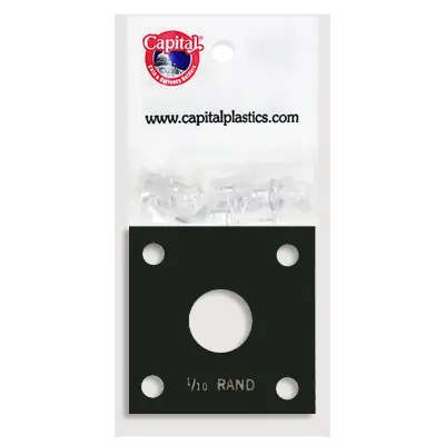 Capital Plastics 144 Coin Holder - 1/10 oz. Krug