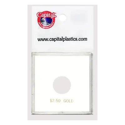 Capital Plastics Krown Coin Holder - $2.50 Gold
