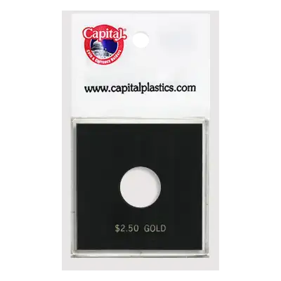 Capital Plastics Krown Coin Holder - $2.50 Gold