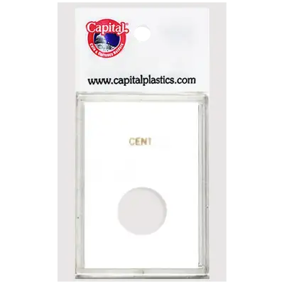 Capital Plastics Caps Coin Holder - Cent