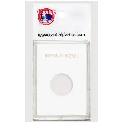 Capital Plastics Caps Coin Holder - Buffalo Nickel