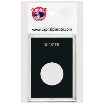 Capital Plastics Caps Coin Holder - Quarter