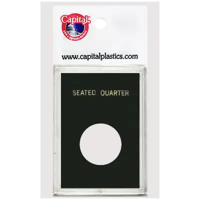 Capital Plastics Caps Coin Holder - Seated Liberty Quarter