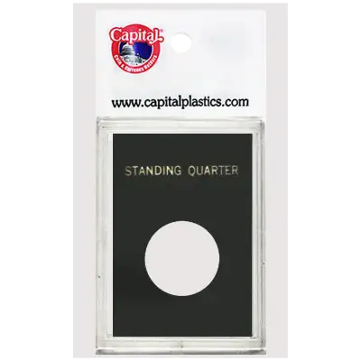 Capital Plastics Caps Coin Holder - Standing Liberty Quarter