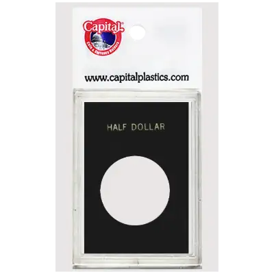 Capital Plastics Caps Coin Holder - Half Dollar
