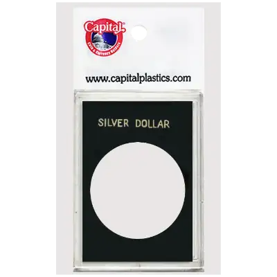 Capital Plastics Caps Coin Holder - Silver $