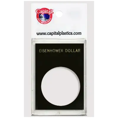 Capital Plastics Caps Coin Holder - Ike $