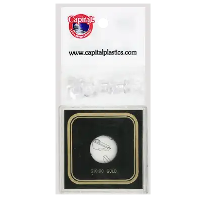 Capital Plastics VPX Coin Holder - $10.00 Gold