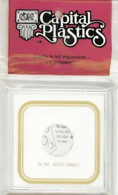 Capital Plastics VPX Coin Holder - 1/2 oz. Eagle
