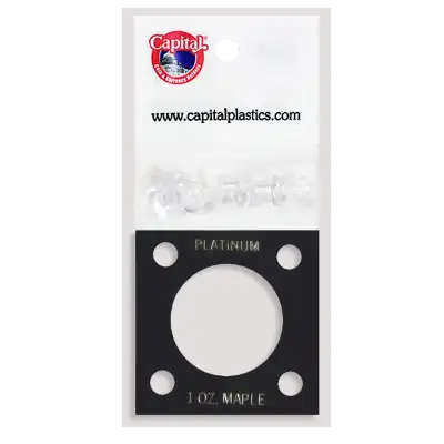 Capital Plastics 144 Coin Holder - 1 oz Canadian Platinum Maple Leaf