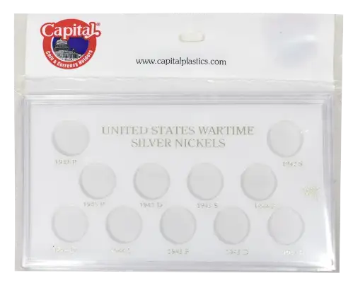 U.S. Wartime Silver Nickels  11 slot(s)