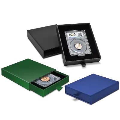 Slider Single Slab Coin Box - Fits PCGS or NGC Slabs