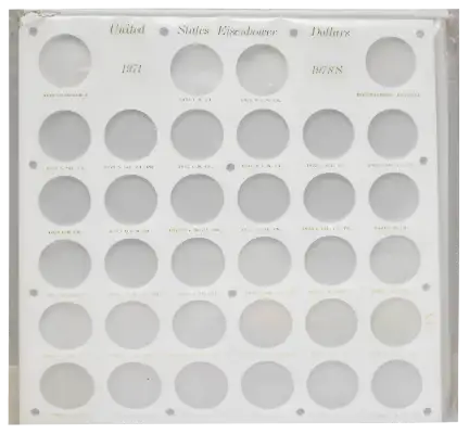 Complete Eisenhower Dollar Set (Two Reverses)