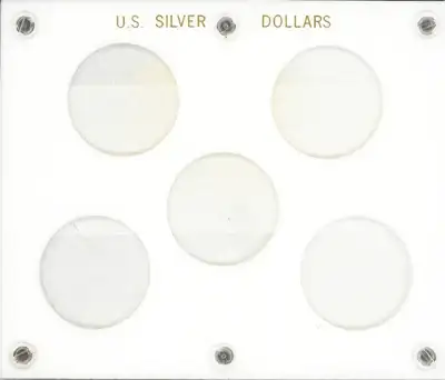 U.S. Silver Dollars - NO OTHER PRINT