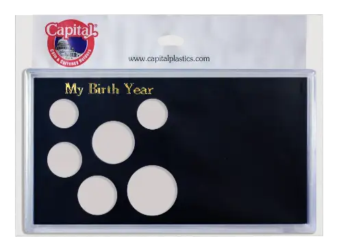 My Birth Year Coins (Small $, .50, .25, .10, .05, .01)